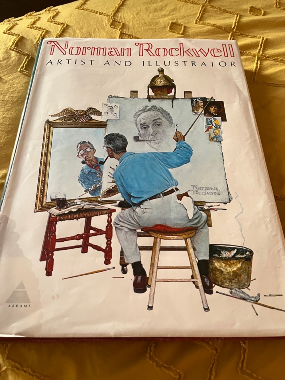 Norman Rockwell Artist and Illustrator Hardcover Art Book - White/Blue